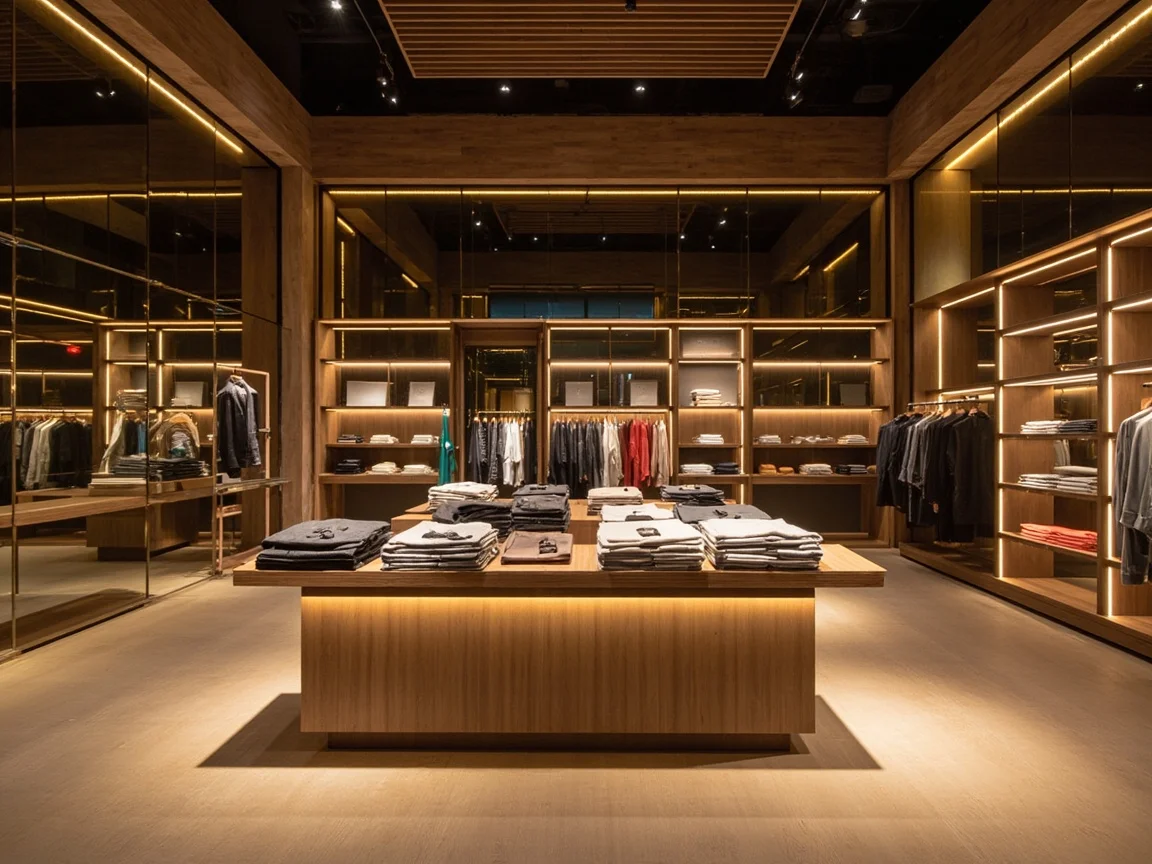 Ladenbau für einen Bekleidungs-Flagship-Store in Berlin