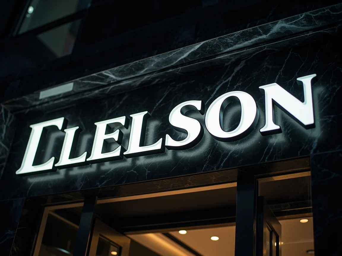 Illuminated LED Logo Letters for Storefront