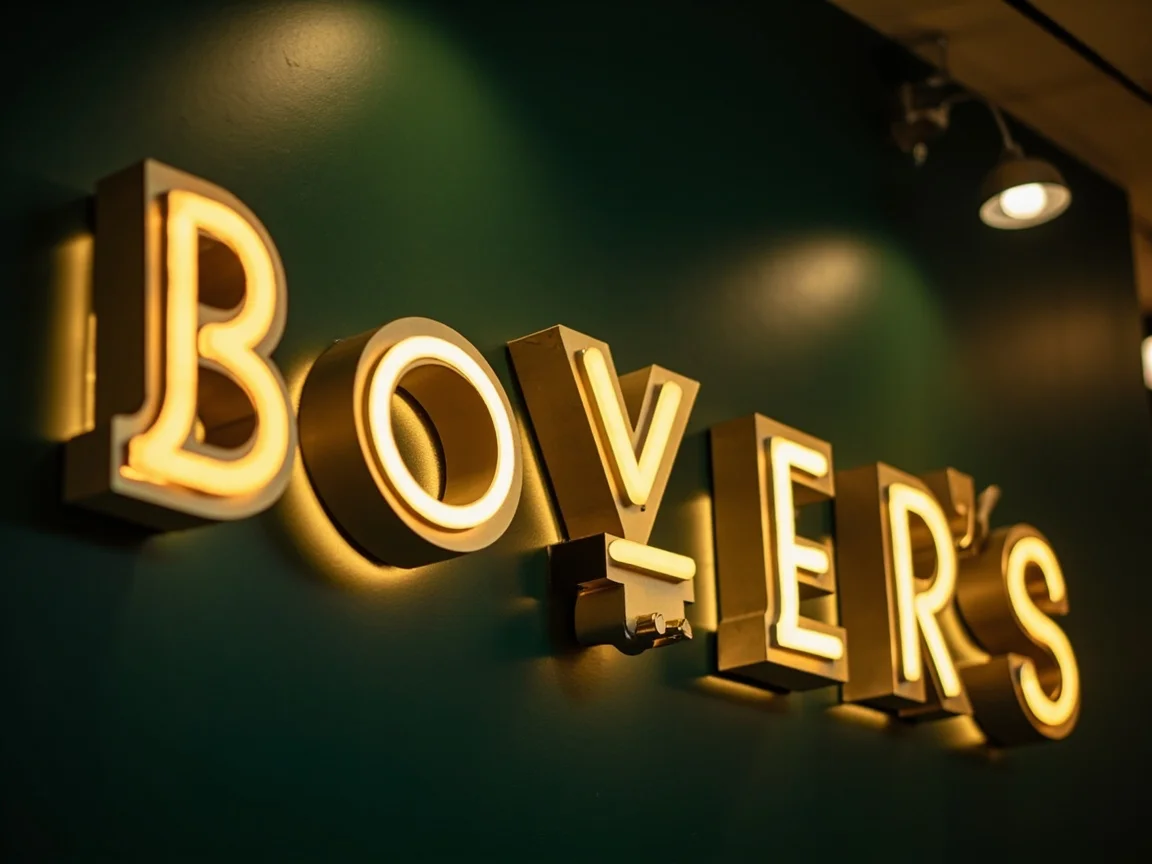 Stainless Steel 3D Logo Sign with Backlight