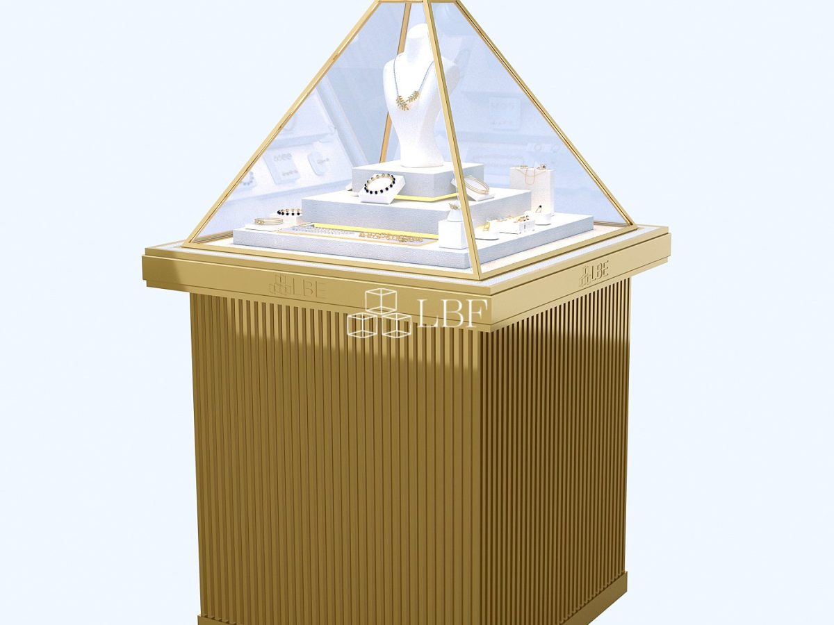High-end jewelry display tower