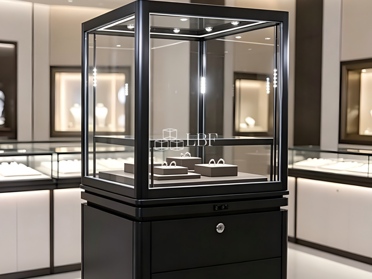 The new light – luxury square independent jewelry display cabinet in 2026