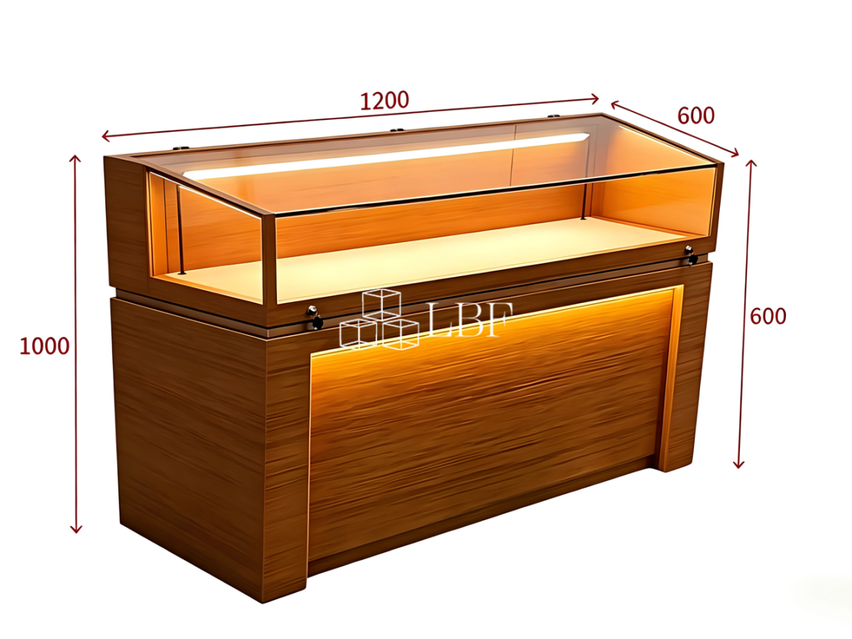 LBF’s New Solid – wood – style Low – height Jewelry Cabinet