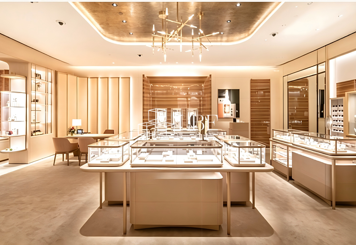 Bespoke Showcase for High-end Jewelry Whole-store