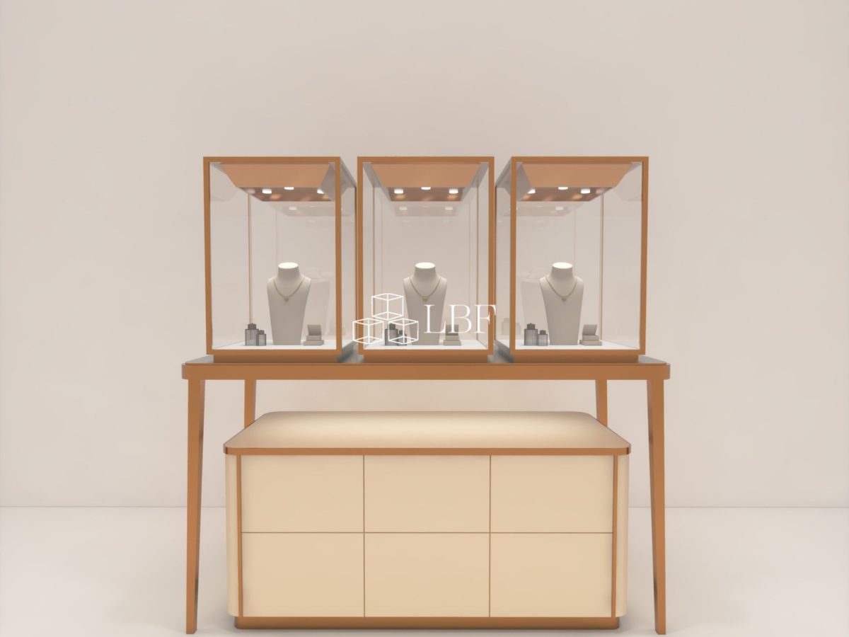 Luxury Jewelry Window Display Cabinet
